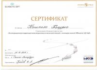 Сертификат сотрудника Каштело Т.О.